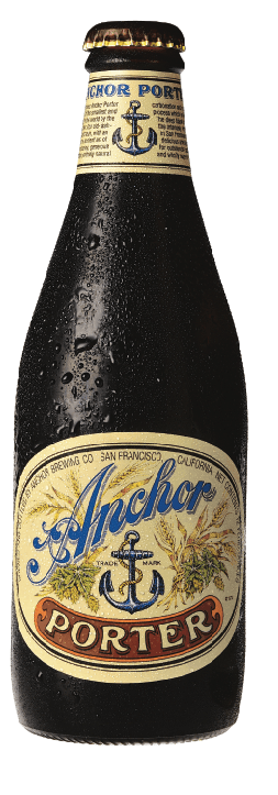 bottle of Anchor Brewery's porter